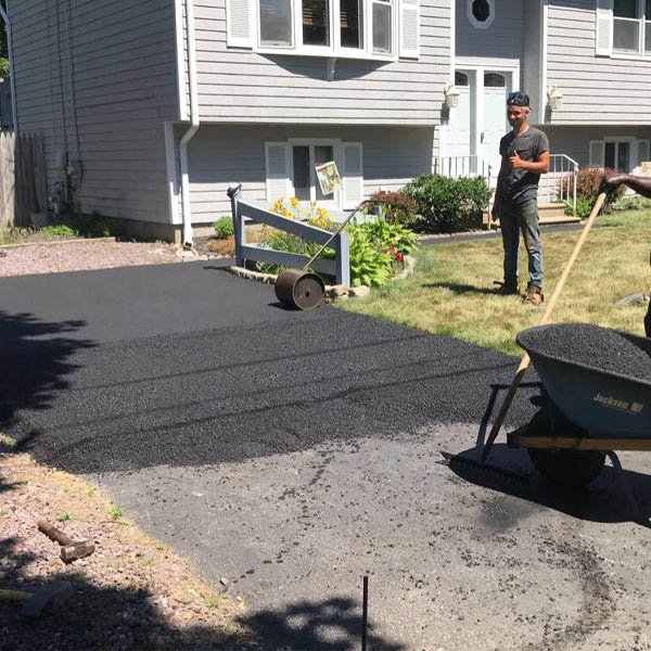 Asphalt Driveway Top Coat by John Cooper Asphalt Paving in Rhode Island