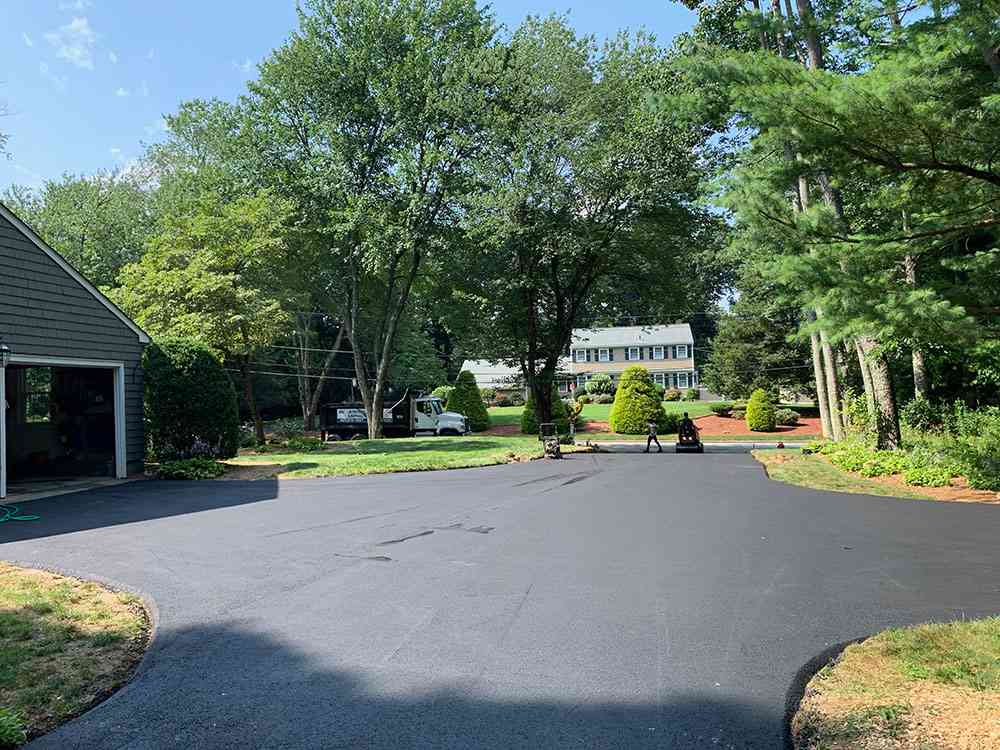 Asphalt driveway installation in Cranston, RI