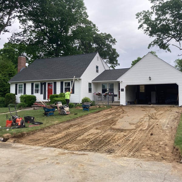 Old Driveway Removal by John Cooper Asphalt Paving in Rhode Island